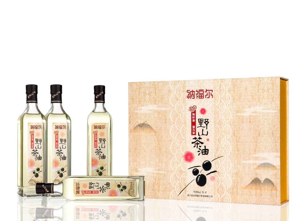 纳福尔山茶油经典特制礼盒 500ml*2
