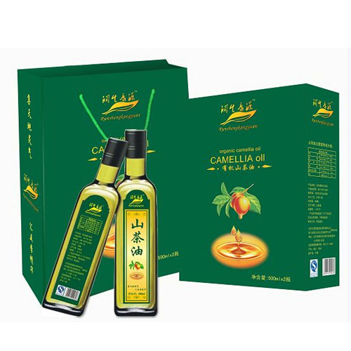 [润生康源山茶油]精品山茶油礼盒500ml*2