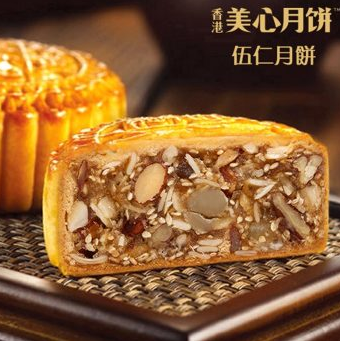 [美心月饼]美心果仁月饼礼盒（伍仁）740g