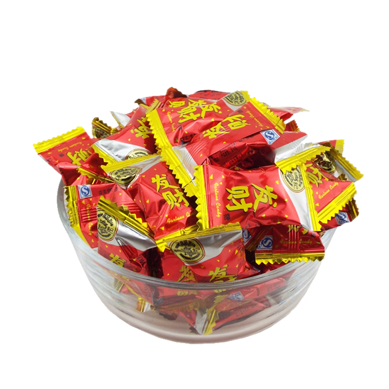 【徐福记糖果】（年糖包) 发财糖(扎花)280g