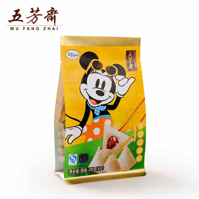 [五芳斋粽子]香甜红枣粽粽子50g*4