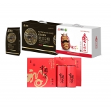 首农枣夹核桃2000g+张一元金福茶叶礼盒300g+黑色风尚2800g