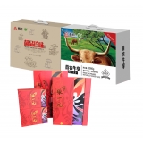 首农菌品珍味B款1500g+首农牛御A款3000g+张一元红脸谱礼盒100g
