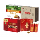 首农果礼佳品B款1550g+菌品珍味B款1500g+首农鲜果G礼盒6kg左右+张一元龙凤呈祥礼...