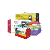 【首农】黑色风尚杂粮礼盒2300g+【首农】幻彩果园干果礼盒1818g+【首农】稻花香大米1k...