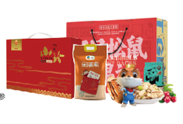 【三只松鼠】松果礼+隆王府甄礼干菌礼盒A款+中粮金满家吉林小町米